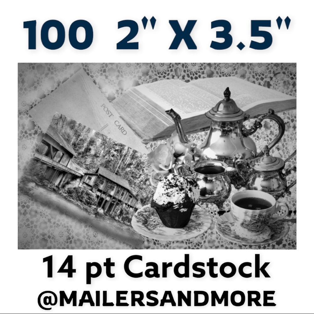 100 Vintage Mill Thank You Cards. PRICE IS FIRM